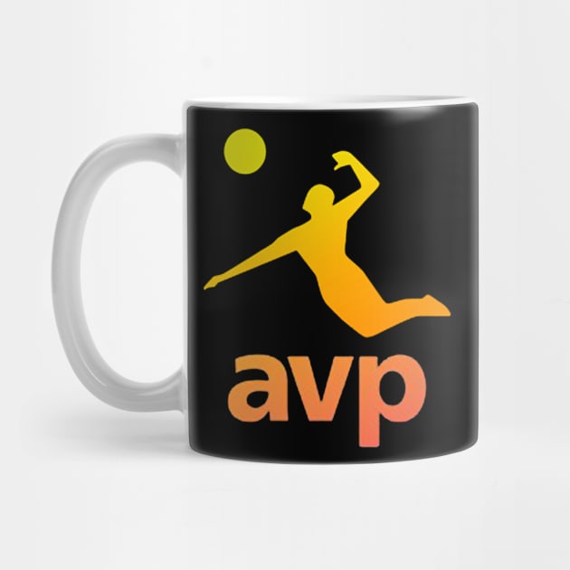 AVP Beach Volleyball by Dawn Star Designs